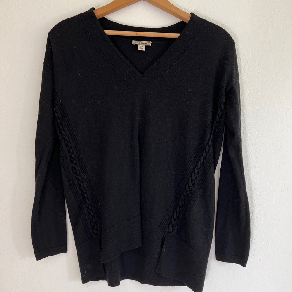 Lucky Brand Black Sweater